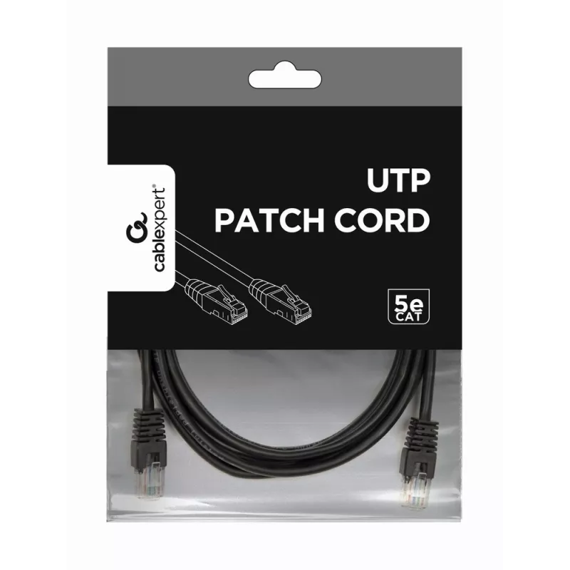 Cavo patch GEMBIRD - Cat 5e - UTP - 3 m - nero