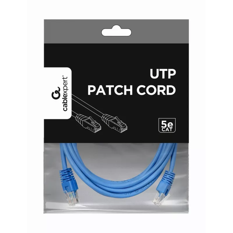 Cavo patch GEMBIRD - Cat 5e - UTP - 3 m - blu