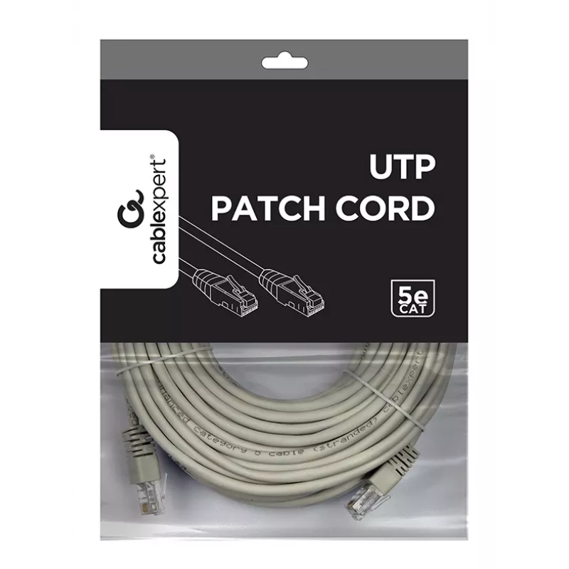 Cavo patch GEMBIRD - Cat 5e - UTP - 20 m - grigio