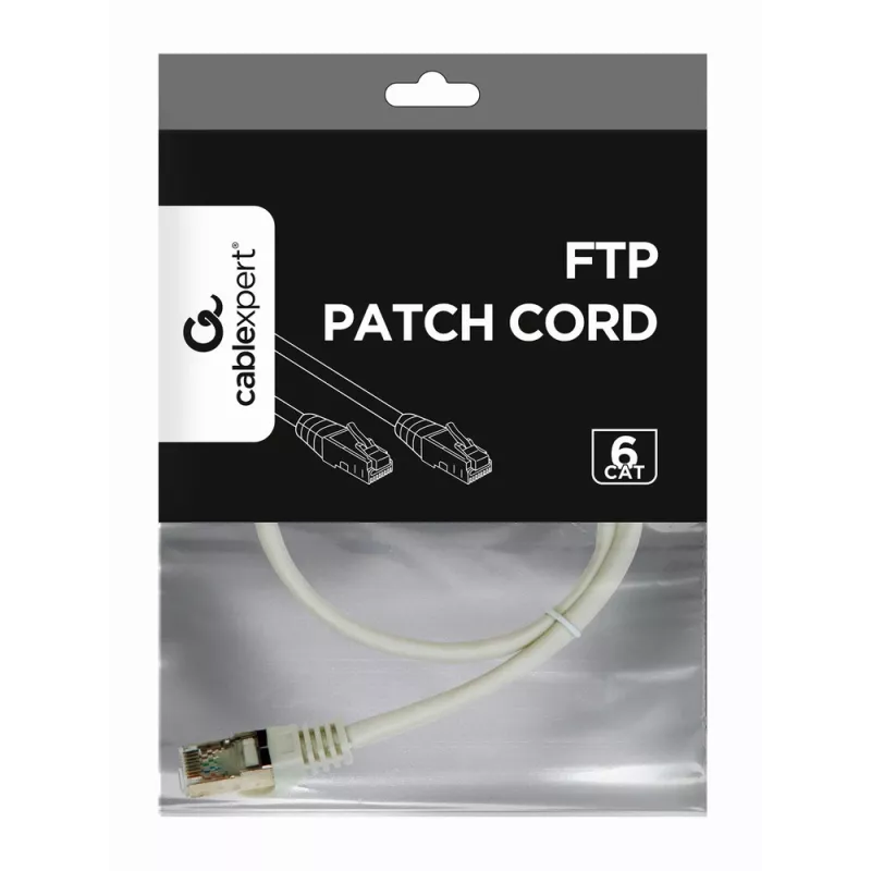 Cavo patch GEMBIRD - CAT6 - FTP - 50 cm - grigio