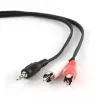 Cavo GEMBIRD jack 3,5 mm a RCA 1,5 m