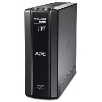 APC Back-UPS Pro, 1500VA/865W, Tower, 230V, 10x prese IEC C13, AVR, LCD, batteria sostituibile dall'utente