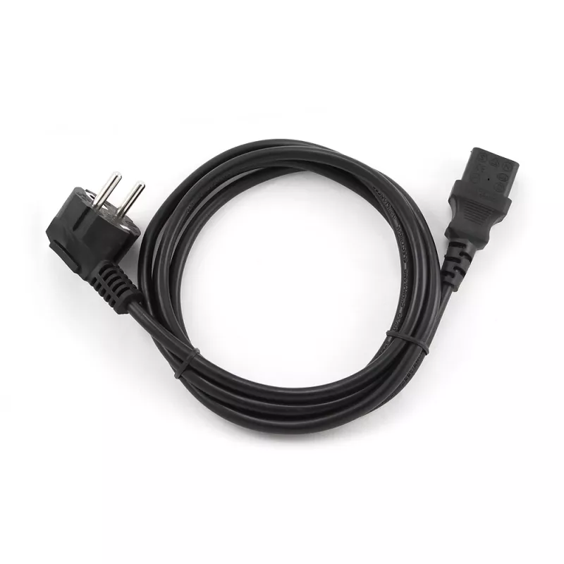 Gembird PC-186-VDE cavo di alimentazione, da CEE 7/7 a C13, VDE, 1,8 m, nero