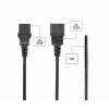 Gembird PC-186-VDE cavo di alimentazione, da CEE 7/7 a C13, VDE, 1,8 m, nero