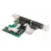 DIGITUS Scheda di espansione seriale I/O, 2 porte, PCIe 2 x DB9 M staffa + staffe LP chipset MCS9901