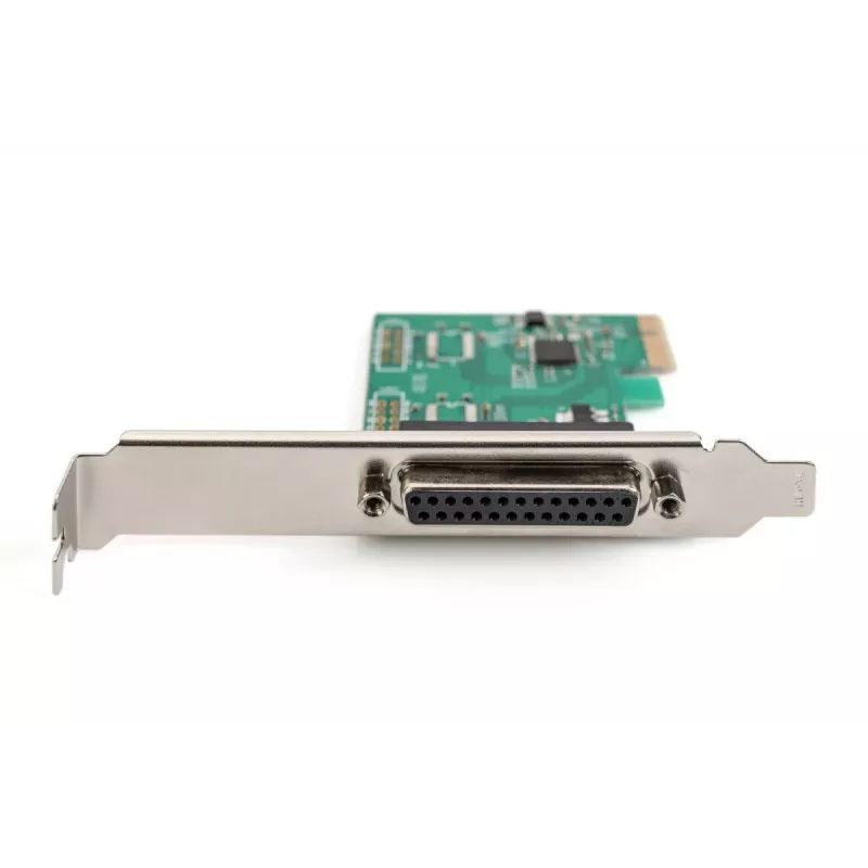 DIGITUS Scheda aggiuntiva parallela I/O, 1 porta, PCIe 1x DB25 F