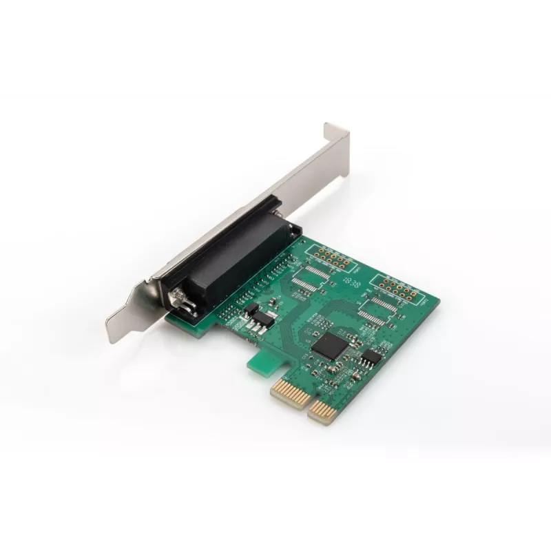 DIGITUS Scheda aggiuntiva parallela I/O, 1 porta, PCIe 1x DB25 F