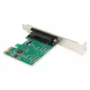 DIGITUS Scheda aggiuntiva parallela I/O, 1 porta, PCIe 1x DB25 F