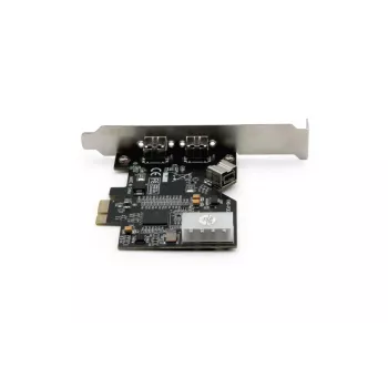 DIGITUS Scheda interfaccia IEEE 1394b, PCIe 3 porte, 2x9 poli esterna + 1x9 poli interna