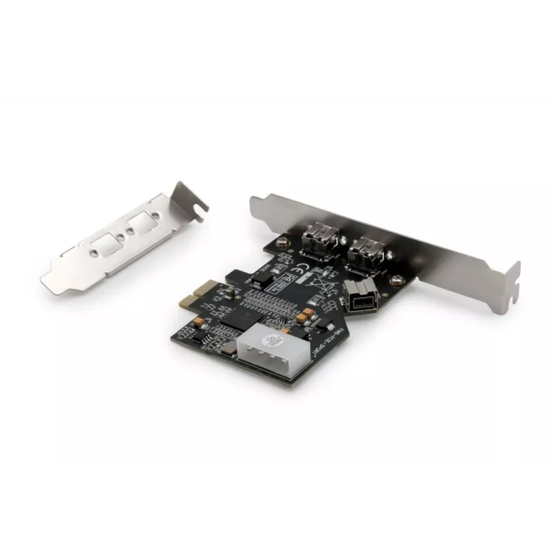 DIGITUS Scheda interfaccia IEEE 1394b, PCIe 3 porte, 2x9 poli esterna + 1x9 poli interna