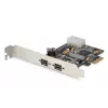 DIGITUS Scheda interfaccia IEEE 1394b, PCIe 3 porte, 2x9 poli esterna + 1x9 poli interna