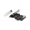 DIGITUS Scheda interfaccia IEEE 1394b, PCIe 3 porte, 2x9 poli esterna + 1x9 poli interna