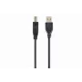 Cavo GEMBIRD USB 2.0 connettore maschio A / connettore maschio B 3 m (10 ft) – nero / confezione bulk (ccp-USB2-ambm-10)
