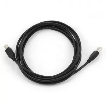 Cavo GEMBIRD USB 2.0 connettore maschio A / connettore maschio B 3 m (10 ft) – nero / confezione bulk (ccp-USB2-ambm-10)