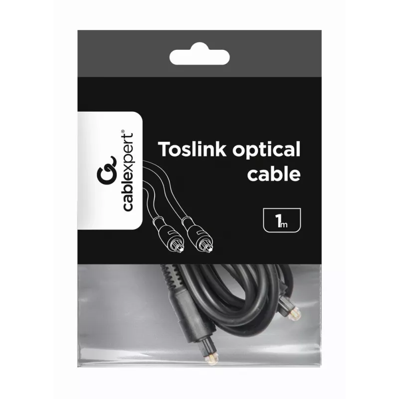 Cavo audio Toslink Gembird CC-OPT-1M nero 1 m
