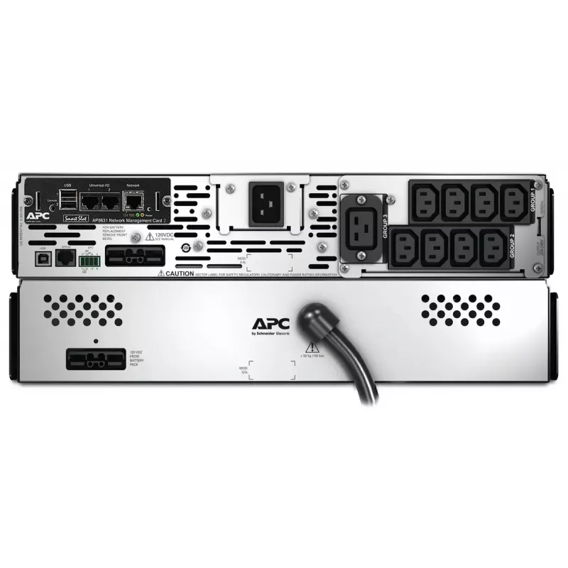 APC Smart-UPS X SMX3000RMHV2UNC - 3000VA, 8x C13, 1x C19 uscita, USB, autonomia estendibile, NMC