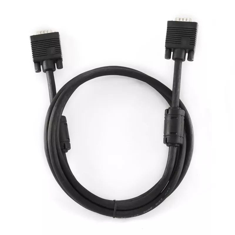 GEMBIRD Premium VGA HD15M/HD15M doppia schermatura con 2*ferrite 2,0 m cavo / nero
