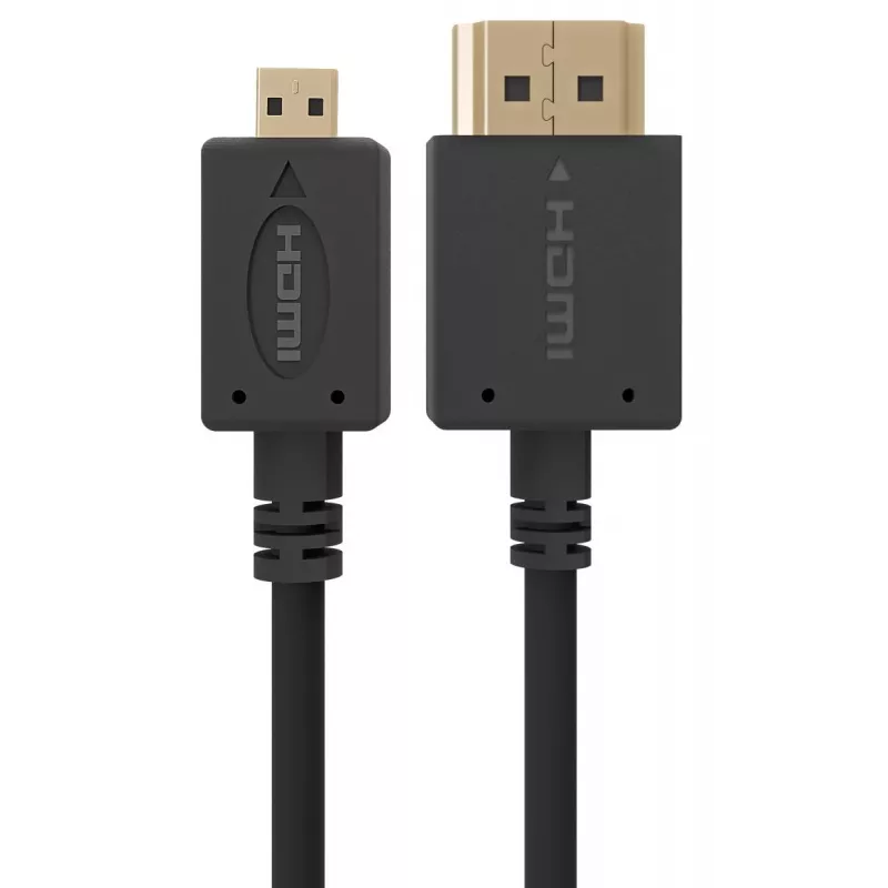 Gembird CC-HDMID-6 Cavo da HDMI a Micro HDMI (Tipo D), placcato oro, 1,8 m, nero
