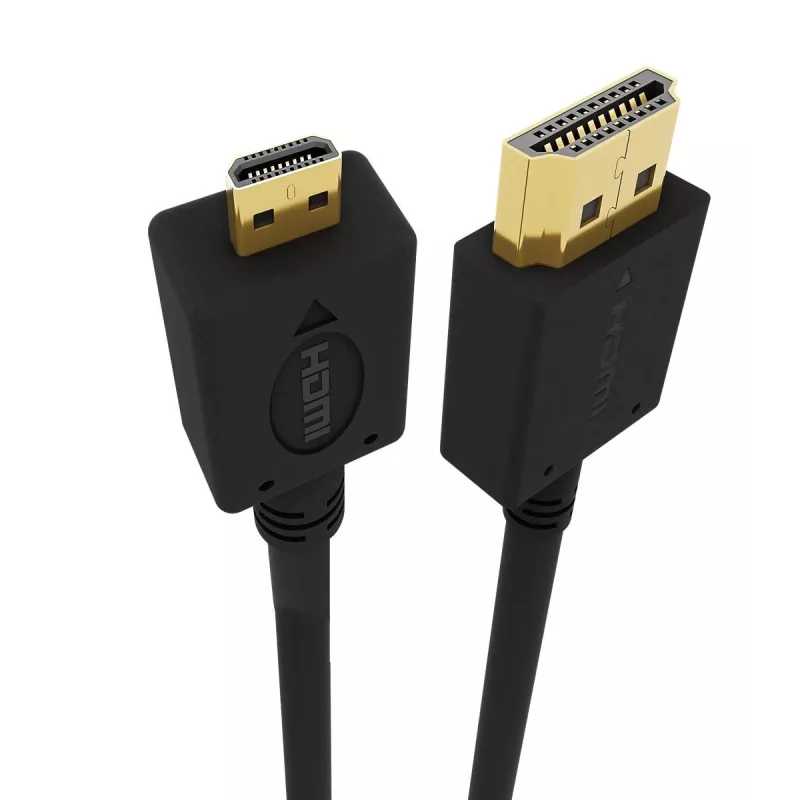 Gembird CC-HDMID-6 Cavo da HDMI a Micro HDMI (Tipo D), placcato oro, 1,8 m, nero