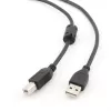 Cavo GEMBIRD qualità premium USB connettore maschio A su connettore maschio B 4,5m - nero