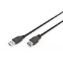 Cavo DIGITUS USB 3.0 prolunga Type-A connettore maschio/femmina 1,8 m (ak-300203-018-s)
