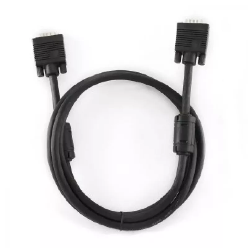 Cavo VGA GEMBIRD Premium HD15M/HD15M doppio schermato con 2 nuclei in ferrite 15 m – nero
