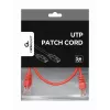 Cavo patch GEMBIRD - Cat 5e - UTP - 25 cm - rosso