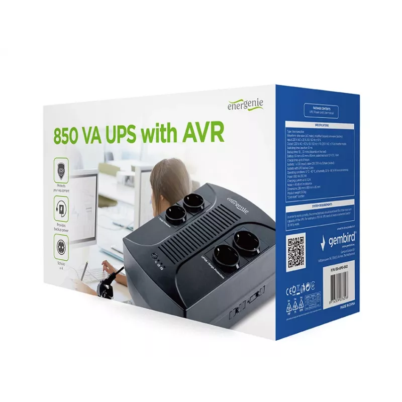 UPS GEMBIRD 850VA con AVR