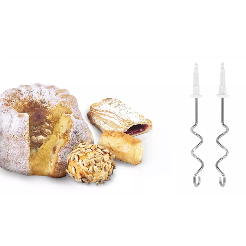 Frullatore a mano Bosch MFQ36460 ErgoMixx con ciotola e supporto 450 W bianco