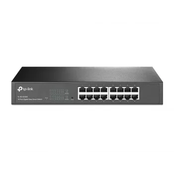TP-Link switch di rete 16 porte Gigabit Easy Smart, managed, L2, Gigabit Ethernet (10/100/1000), montaggio a rack, 1U