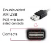 GEMBIRD cavo USB 2.0 AM a Micro-USB double-sided, 1 m - nero