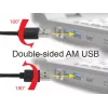 GEMBIRD cavo USB 2.0 AM a Micro-USB double-sided, 1 m - nero