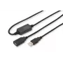 Cavo ripetitore USB 2.0 DIGITUS USB A maschio / A femmina 15 m (DA-73101)