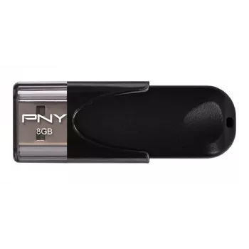 PNY Attache 4 2.0 - Chiavetta USB 8GB - USB 2.0 - scrittura 8 MB/s lettura 25 MB/s