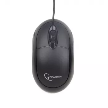 GEMBIRD mouse ottico MUS-U-01 - 3 tasti con rotella USB nero