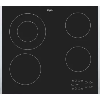 Whirlpool AKT 8130 BA piano cottura in ceramica da incasso nero 4 zone