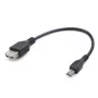 GEMBIRD cavo USB OTG AF a Micro BM 15 cm - nero