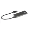 Hub USB i-tec Metal Superspeed USB 3.0 hub 4 porte 5000 Mbit/s grigio
