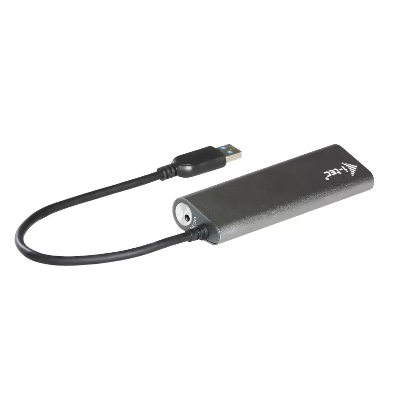 Hub USB i-tec Metal Superspeed USB 3.0 hub 4 porte 5000 Mbit/s grigio