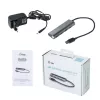 Hub USB i-tec Metal Superspeed USB 3.0 hub 4 porte 5000 Mbit/s grigio