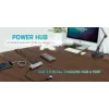 Hub USB i-tec Metal Superspeed USB 3.0 hub 4 porte 5000 Mbit/s grigio