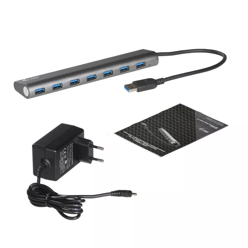 i-tec Metal Superspeed USB 3.0 Hub 7 porte