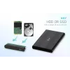 Case per HDD/SSD i-tec Advance MySafe AluBasic 2.5 inch USB 3.0