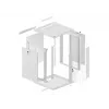Rack a parete Lanberg WF01-6615-10S