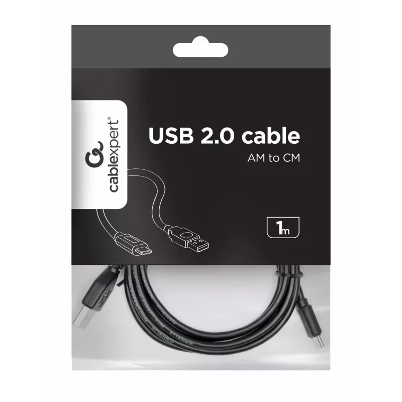 Cavo GEMBIRD USB 2.0 AM a Type-C (AM/CM) 1m