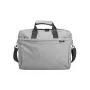 Borsa a tracolla NATEC Mustela per laptop fino a 39,6 cm (15,6 pollici), poliestere, grigio, tasca frontale, tracolla