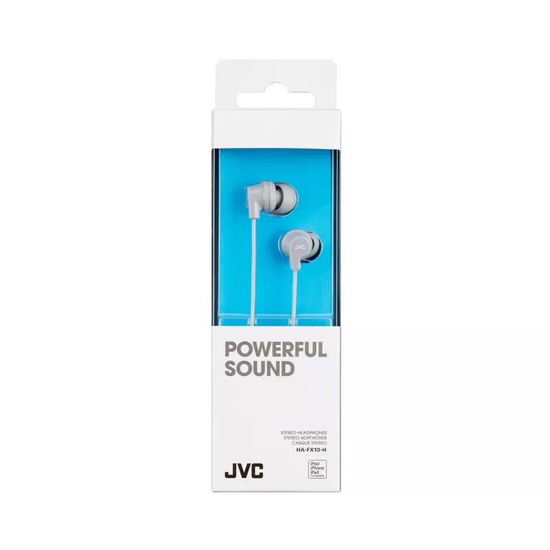 Auricolari in-ear colorati JVC HA-FX10-H-E