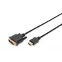 DIGITUS ASSMANN cavo adattatore HDMI, Type-A-DVI(18+1) M/M, 2m Full HD nero