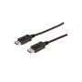 DIGITUS cavo di collegamento DisplayPort, DP M/M, 1m con chiusura a pressione, Ultra HD 4K nero