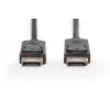 DIGITUS cavo di collegamento DisplayPort, DP M/M, 10m con blocco, Full HD 1080p nero